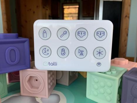 The Talli Baby tracker is a one-touch system for logging kids activities0